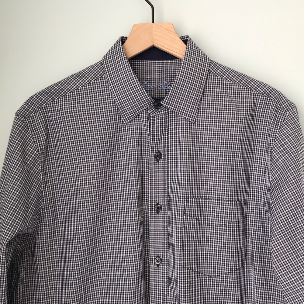 Tasso Elba Men’s long sleeved dress shirt medium